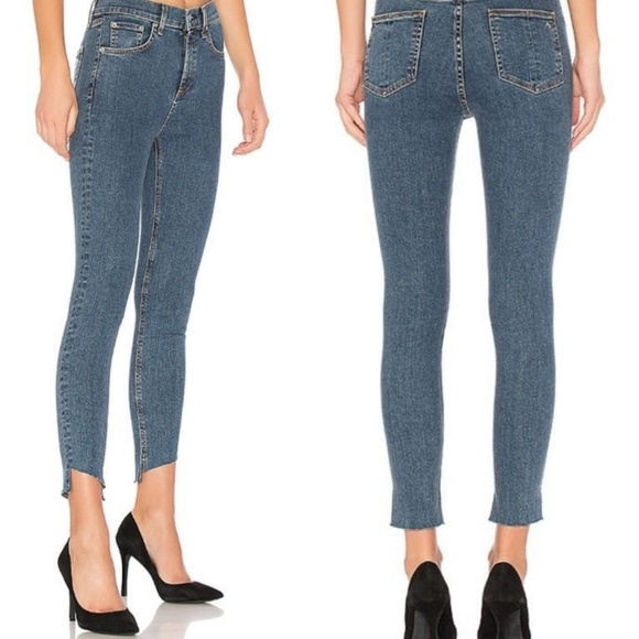 rag & bone Denim - Rag & Bone High Rise Ankle Skinny Jeans